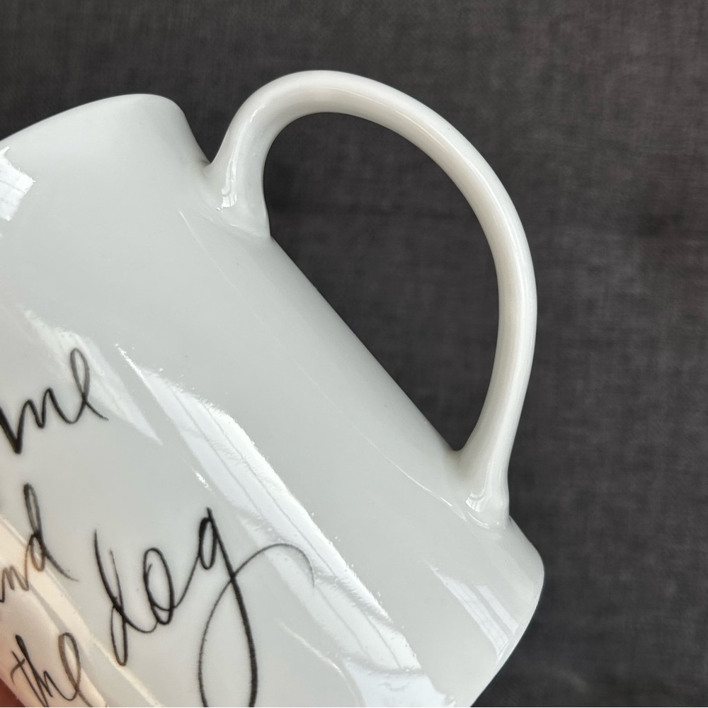 โYou, me, and the dogโ Coffee Mug, White, Black, 14 oz - Picture 10 of 14